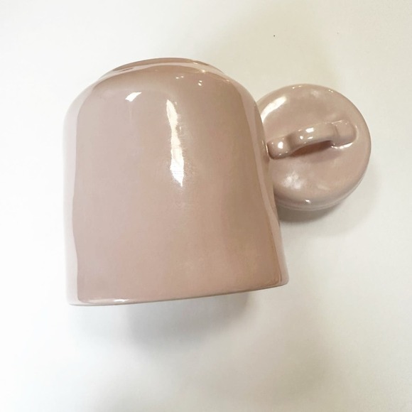 Ray Dunn Pink Food Storage Cookie Jar Happy Easter - Picture 7 of 11